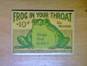 Frog in your throat